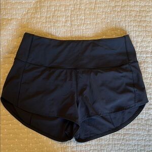 Lululemon Speed Up High Rise 2.5” Black Size 8